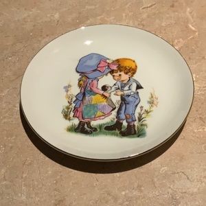 Assiette décorative vintage - Faite en Corée